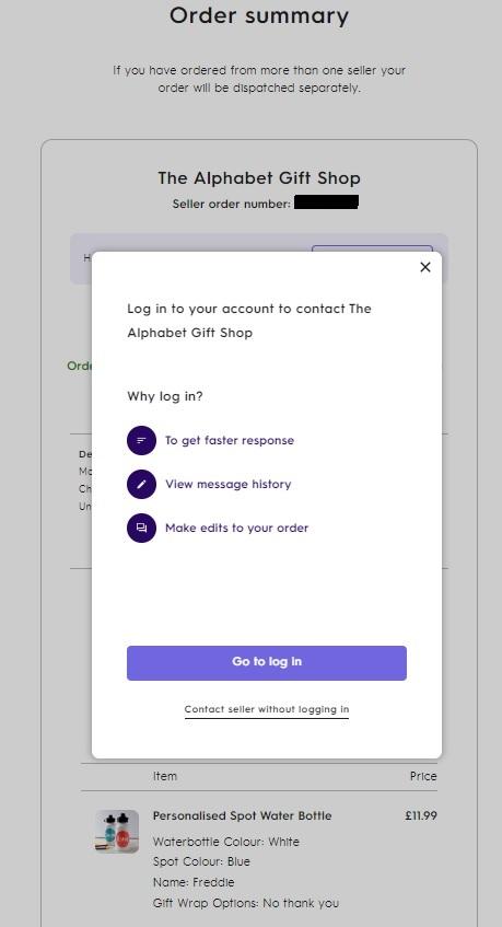 Guest Checkout - Order Summary Journey 2