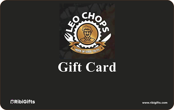 buy gift vouchers for Leo Chops Gift Card on Ribigifts | instant giftcard delivery | get started on www.Ribigifts.com/all/giftcards