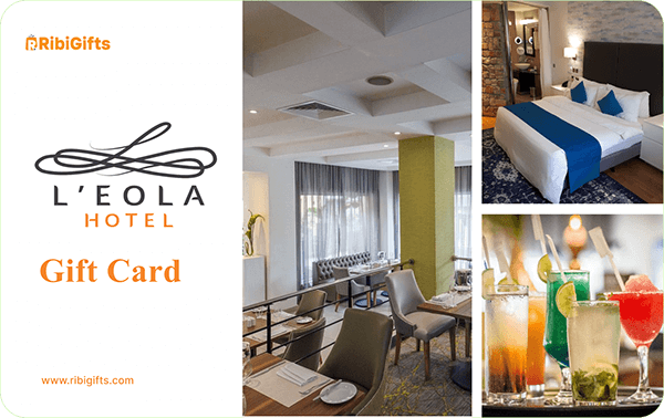 buy gift vouchers for L'eola Hotel Gift Card on Ribigifts | instant giftcard delivery | get started on www.Ribigifts.com/all/giftcards