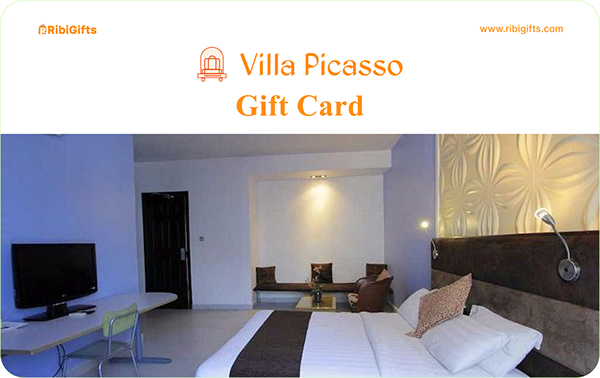 buy gift vouchers for Villa Picasso Hotel Gift Card on Ribigifts | instant giftcard delivery | get started on www.Ribigifts.com/all/giftcards
