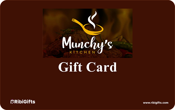 buy gift vouchers for Munchy's Kitchen Gift Card on Ribigifts | instant giftcard delivery | get started on www.Ribigifts.com/all/giftcards