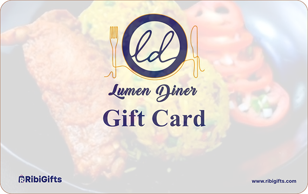 buy gift vouchers for Lumen Diner Gift Card on Ribigifts | instant giftcard delivery | get started on www.Ribigifts.com/all/giftcards
