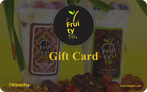 buy gift vouchers for Fruity Life Gift Card on Ribigifts | instant giftcard delivery | get started on www.Ribigifts.com/all/giftcards