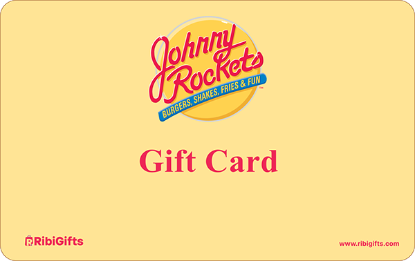 buy gift vouchers for Johnny Rockets Gift Card on Ribigifts | instant giftcard delivery | get started on www.Ribigifts.com/all/giftcards