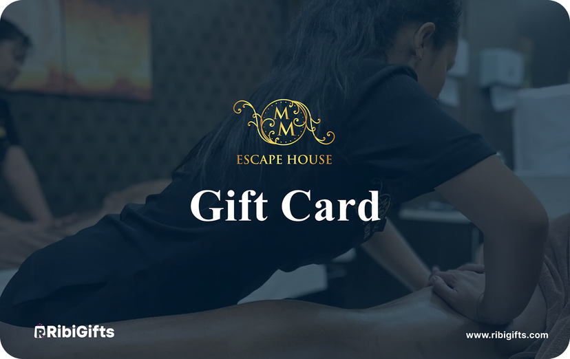 buy gift vouchers for Escape House Spa Gift Card on Ribigifts | instant giftcard delivery | get started on www.Ribigifts.com/all/giftcards