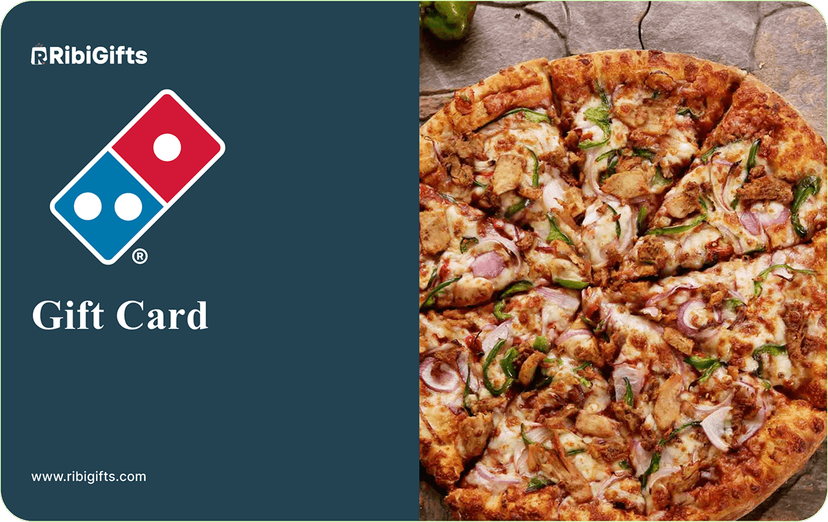 buy gift vouchers for Dominos Gift Card on Ribigifts | instant giftcard delivery | get started on www.Ribigifts.com/all/giftcards