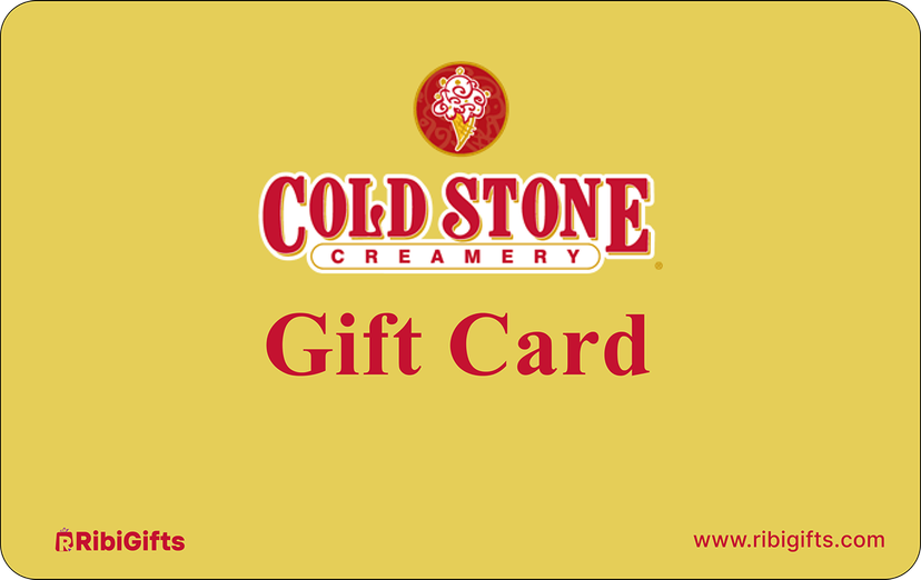 buy gift vouchers for ColdStone Gift Card on Ribigifts | instant giftcard delivery | get started on www.ribigifts.com