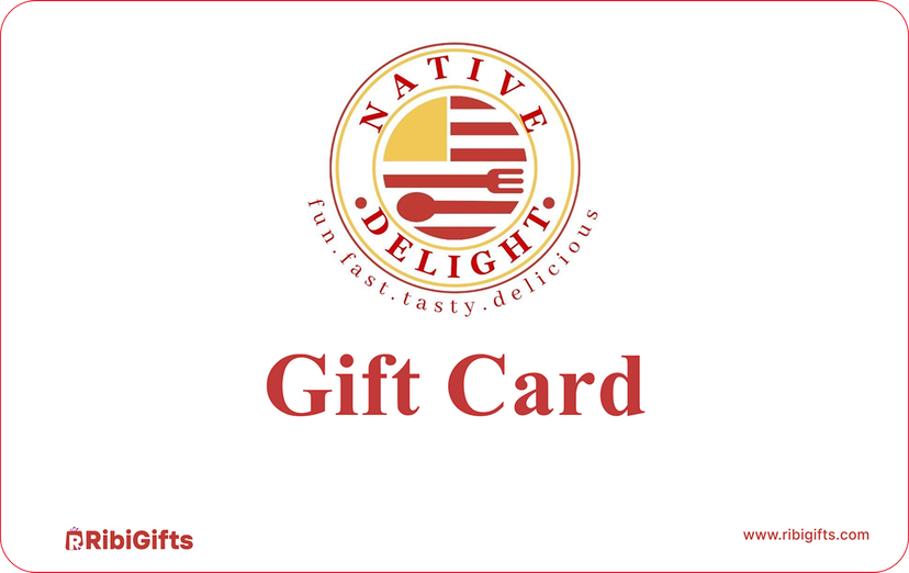 buy gift vouchers for Native Delight Gift Card on Ribigifts | instant giftcard delivery | get started on www.Ribigifts.com/all/giftcards