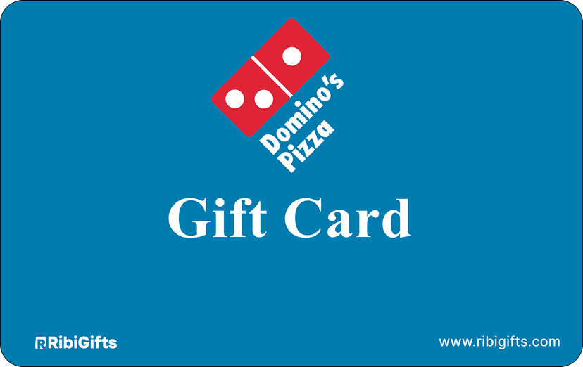 buy gift vouchers for Dominos Pizza Gift Card on Ribigifts | instant giftcard delivery | get started on www.ribigifts.com
