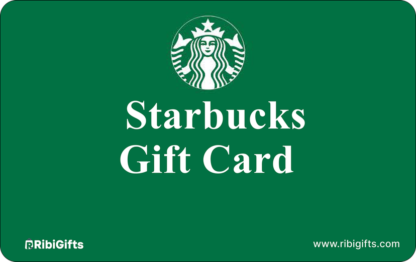 buy gift vouchers for Starbucks Gift Card on Ribigifts | instant giftcard delivery | get started on www.ribigifts.com