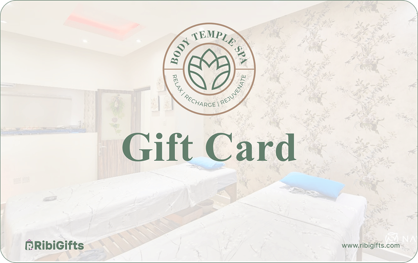 buy gift vouchers for Body Temple Spa Gift Card on Ribigifts | instant giftcard delivery | get started on www.Ribigifts.com/all/giftcards