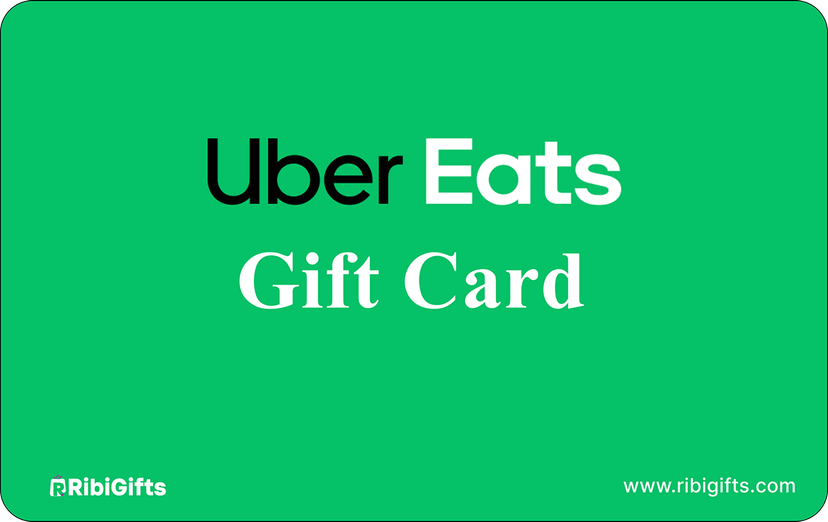 buy gift vouchers for UberEats Gift Card on Ribigifts | instant giftcard delivery | get started on www.ribigifts.com
