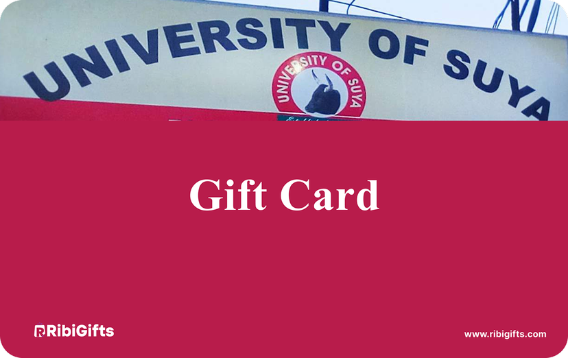 buy gift vouchers for University of Suya Gift Card on Ribigifts | instant giftcard delivery | get started on www.Ribigifts.com/all/giftcards