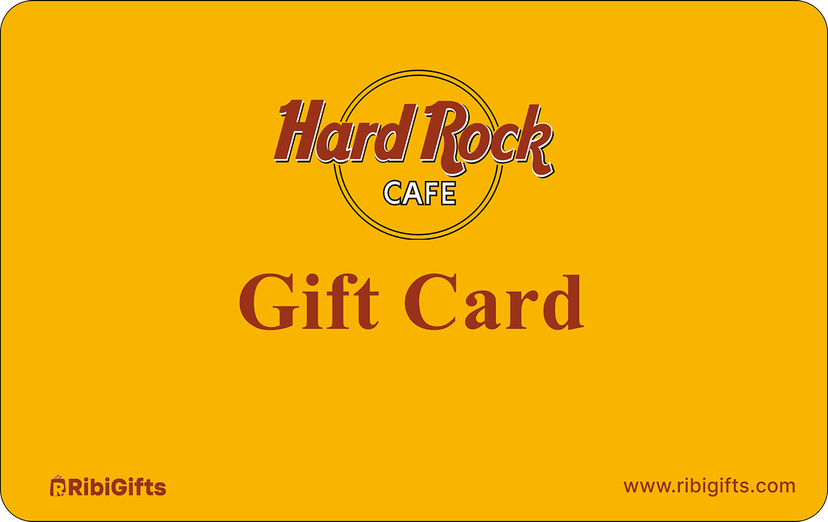 buy gift vouchers for HardRock Cafe Gift Card on Ribigifts | instant giftcard delivery | get started on www.ribigifts.com