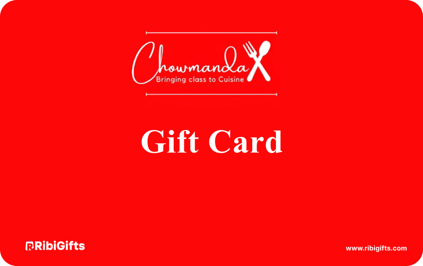 buy gift vouchers for Chowmanda Gift Card on Ribigifts | instant giftcard delivery | get started on www.Ribigifts.com/all/giftcards