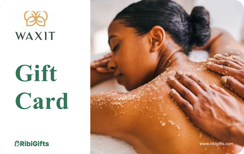 buy gift vouchers for Waxit Spa Gift Card on Ribigifts | instant giftcard delivery | get started on www.Ribigifts.com/all/giftcards