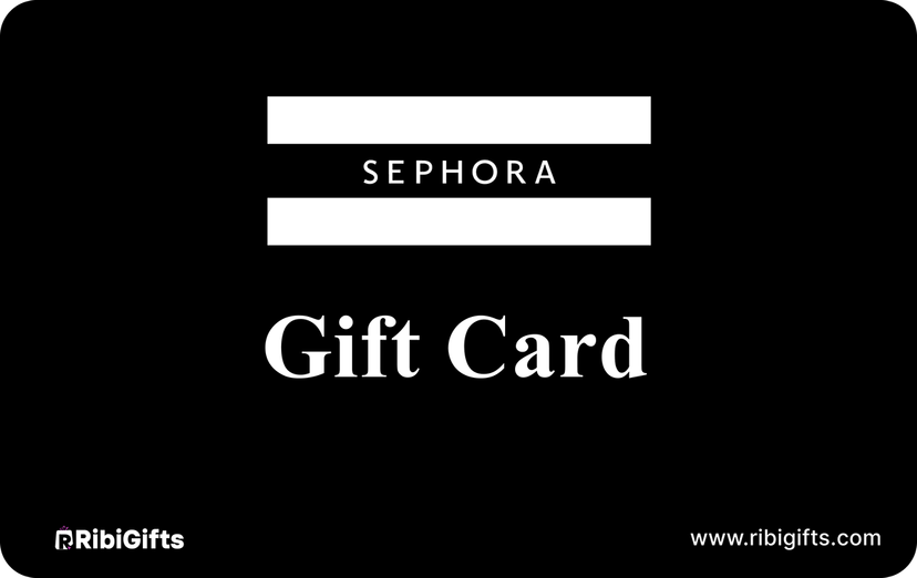 buy gift vouchers for Sephora Gift Card on Ribigifts | instant giftcard delivery | get started on www.ribigifts.com