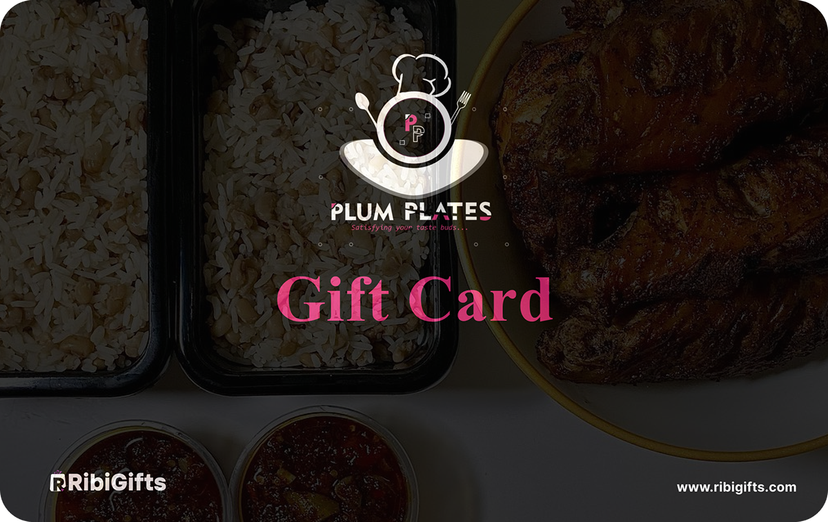 buy gift vouchers for Plum Plates Gift Card on Ribigifts | instant giftcard delivery | get started on www.Ribigifts.com/all/giftcards
