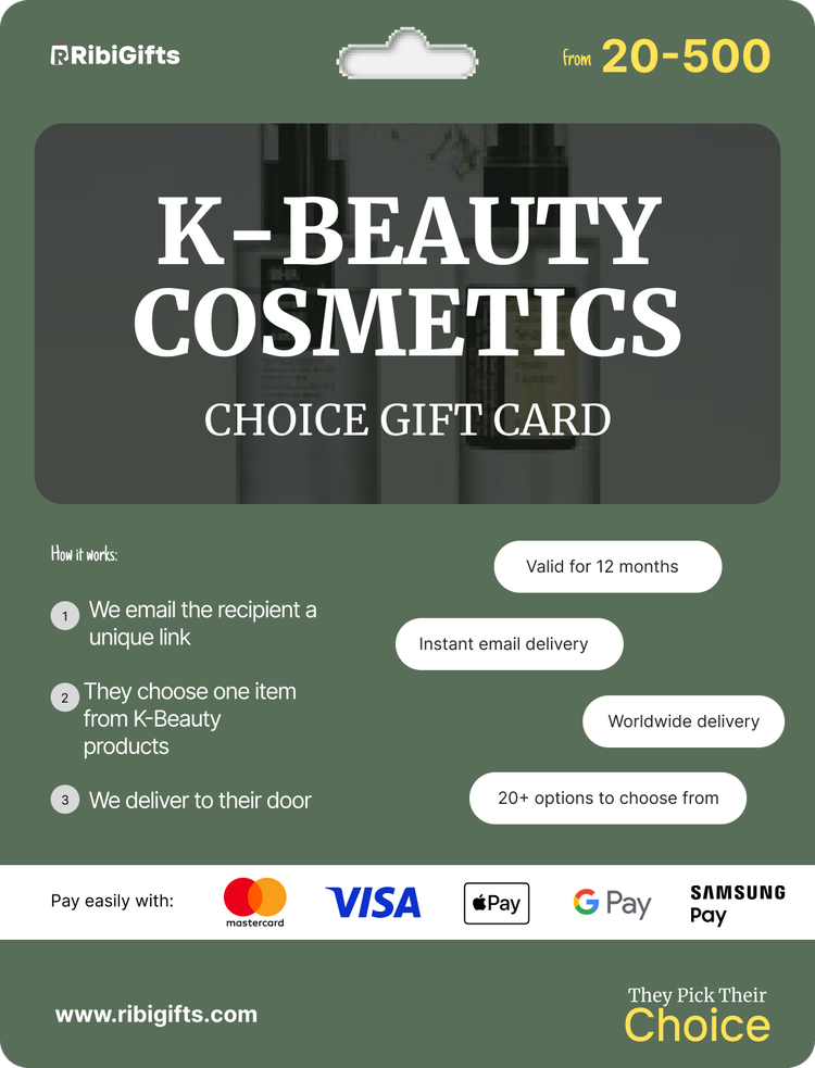 Korean & Japanese Cosmetics Choice Gift Card